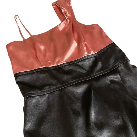 Y2K One Shoulder Pink Short Homecoming Dress Medium - Picture 11 of 13